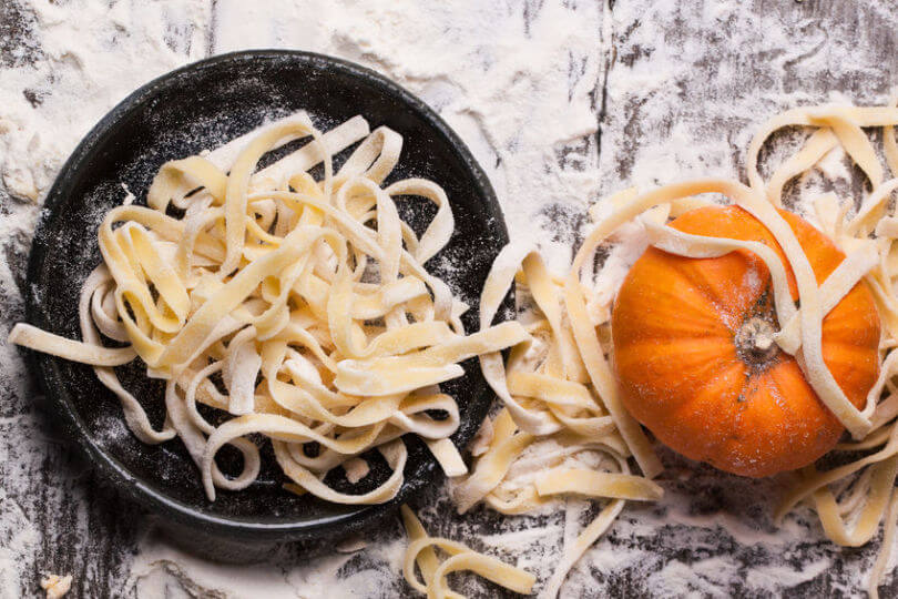 Pasta con calabaza