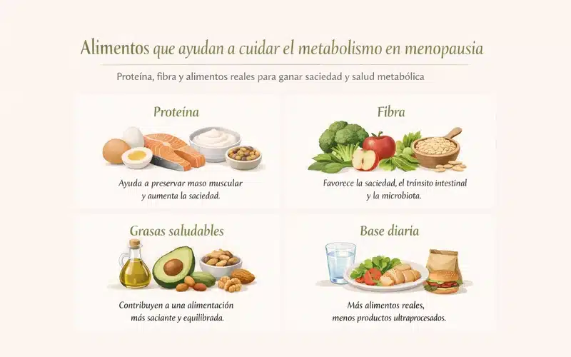 Por qué se gana peso en la menopausia alimentos metabolismo menopausia
